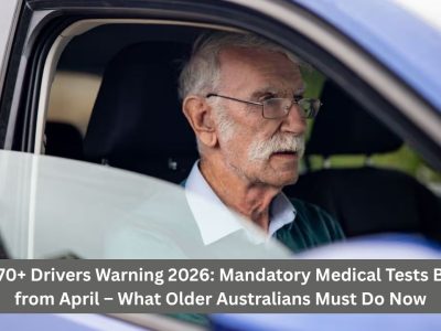 Age 70+ Drivers Warning 2026: Mandatory Medical Tests Begin from April – What Older Australians Must Do Now
