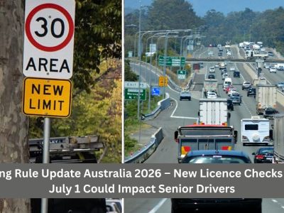Driving Rule Update Australia 2026 – New Licence Checks from July 1 Could Impact Senior Drivers