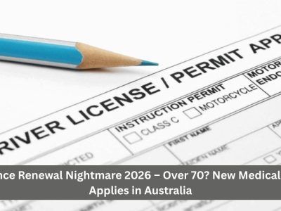 Licence Renewal Nightmare 2026 – Over 70? New Medical Rule Applies in Australia