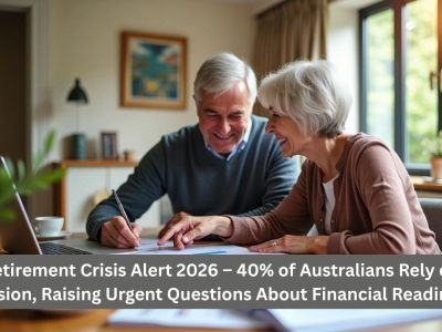 Retirement Crisis Alert 2026 – 40% of Australians Rely on Pension, Raising Urgent Questions About Financial Readiness