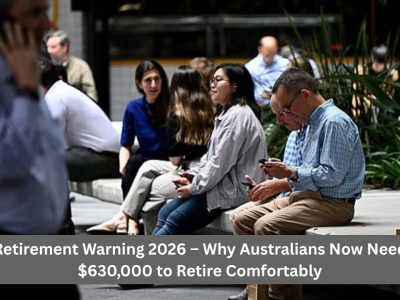 Retirement Warning 2026 – Why Australians Now Need $630,000 to Retire Comfortably